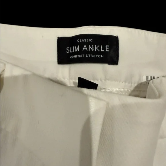 🩵WHBM White Classic Slim Ankle Comfort Stretch Trousers - Picture 3 of 10